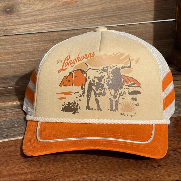 Howler Brothers x University Of Texas Foam Dome Longhorns Mesh Snapback Rope Hat